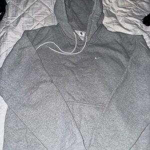 Nike Men's Heather Gray Hoodie